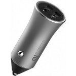 מטען USB כפול לרכב Xiaomi Mi Charger Pro 2.4A צבע כסוף
