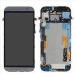 HTC One M8 עם מסגרת  מסך תצוגה תחליפי למכשיר